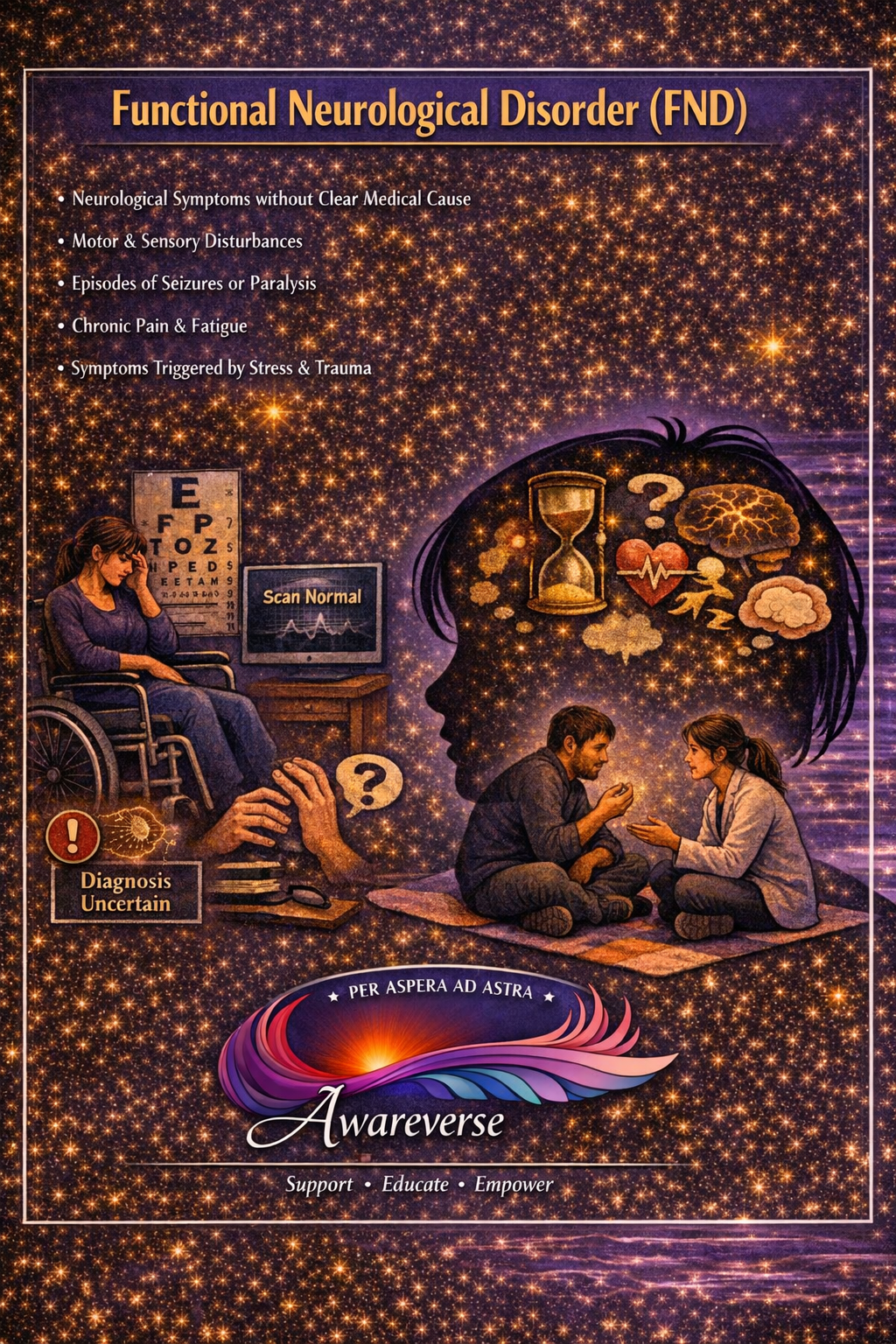 Functional Neurological Disorder (FND) information card