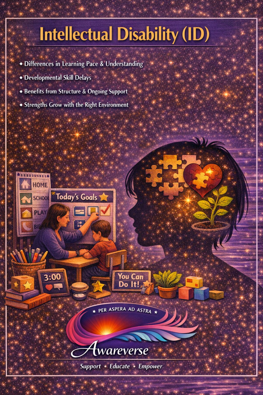 Intellectual Disability (ID) information card