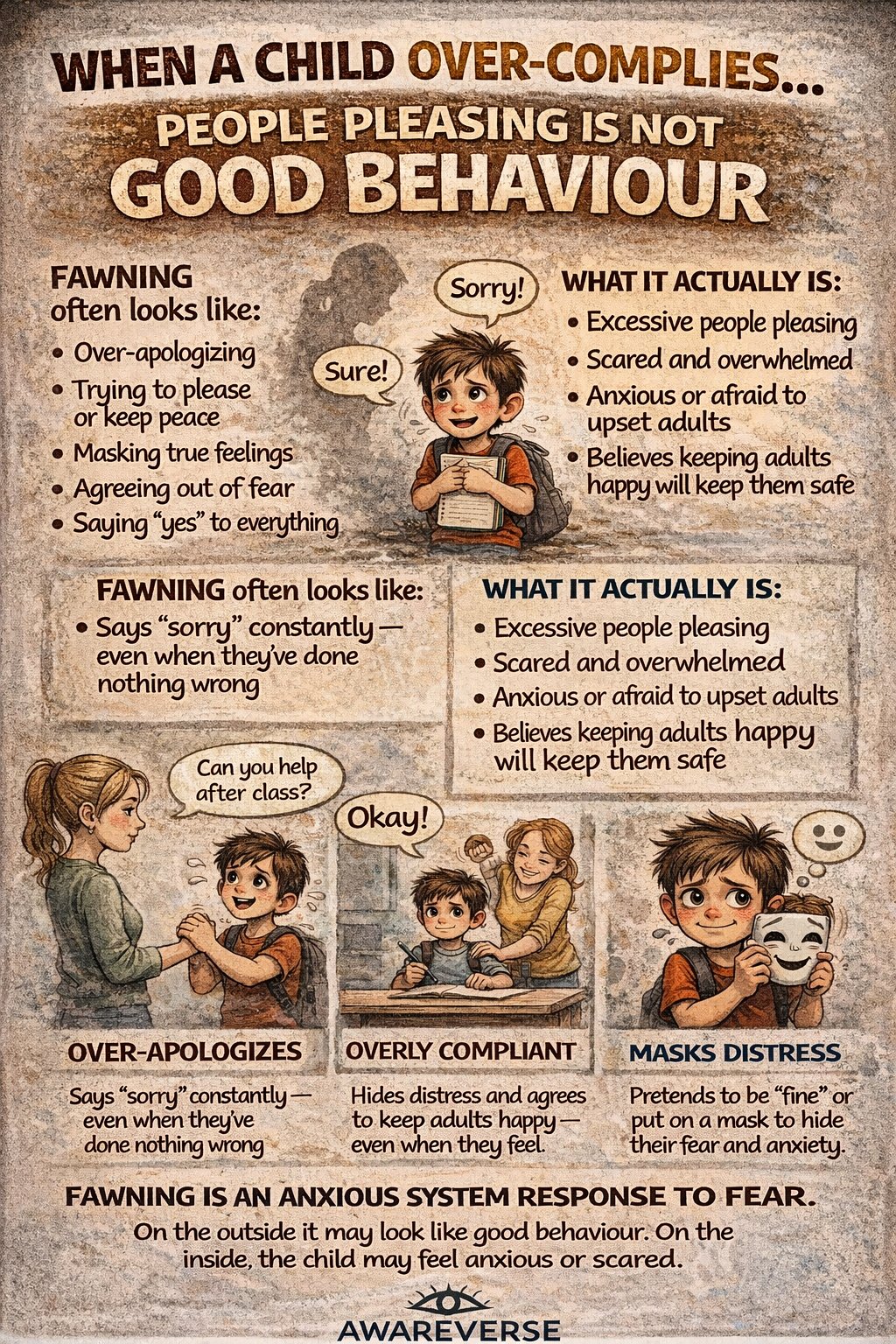 Fawn response poster