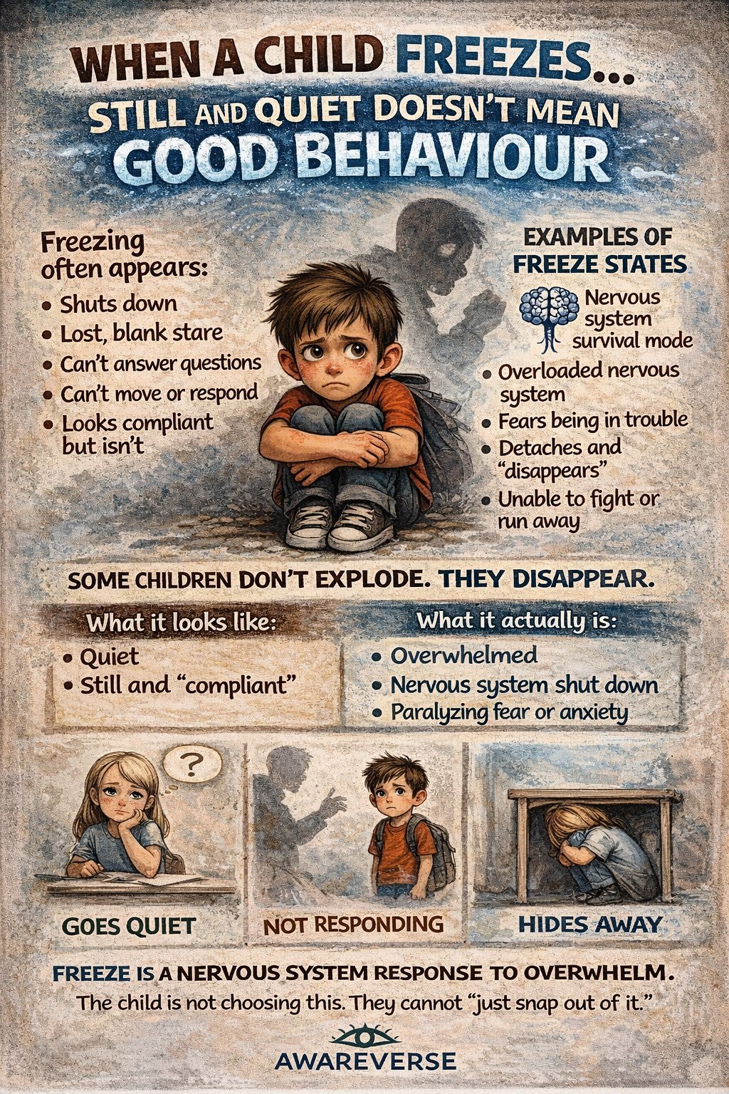 Freeze response poster