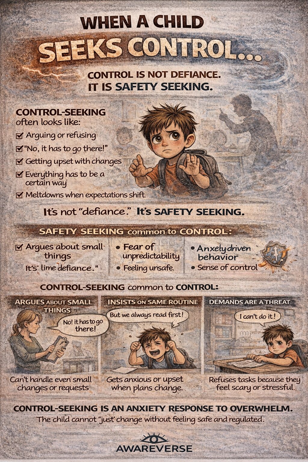 Control seeking poster