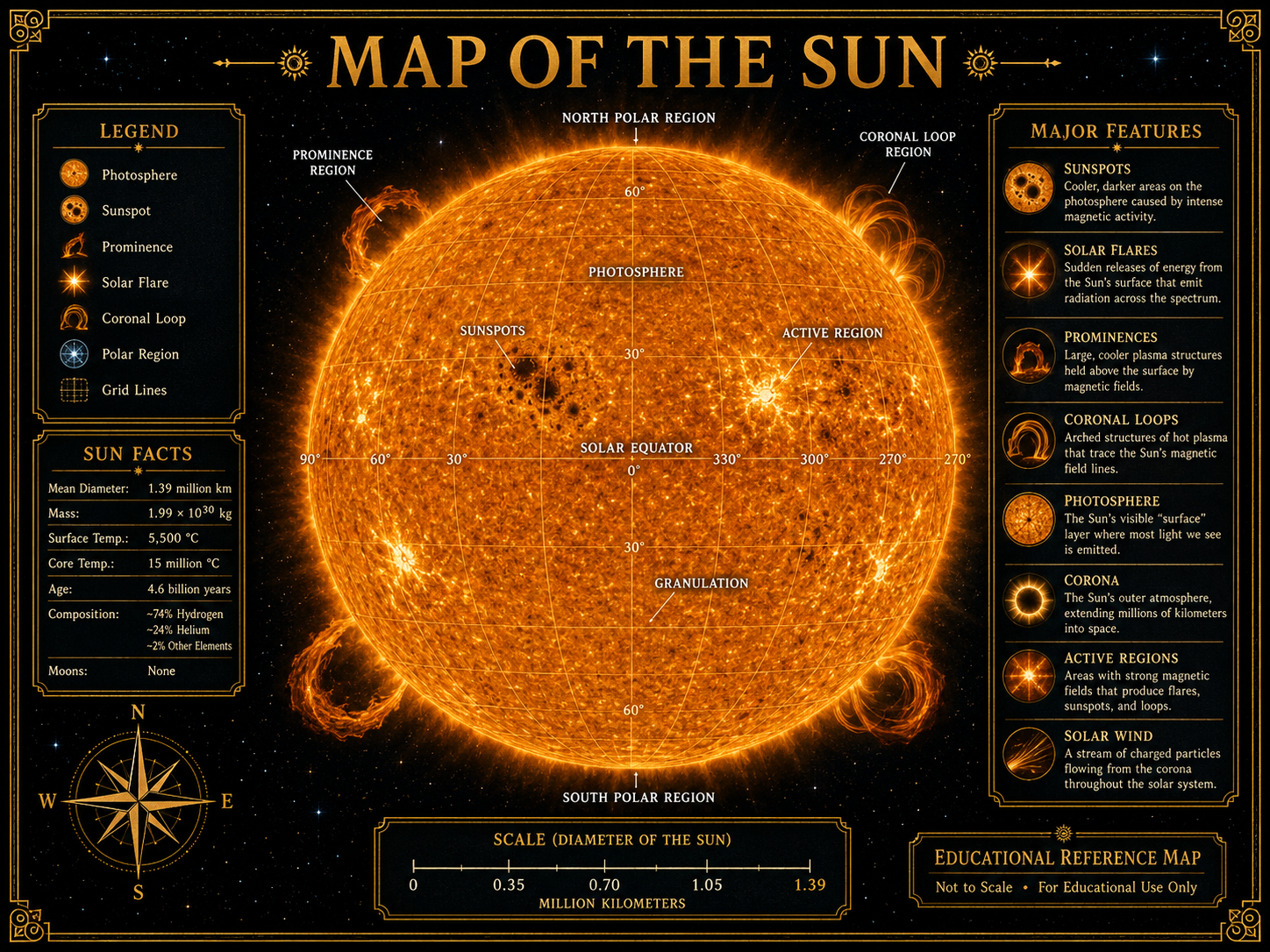 The Sun atlas image