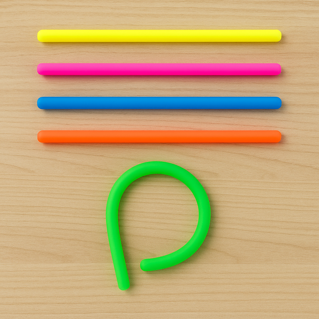 Stretchy Neon Fidget Strings