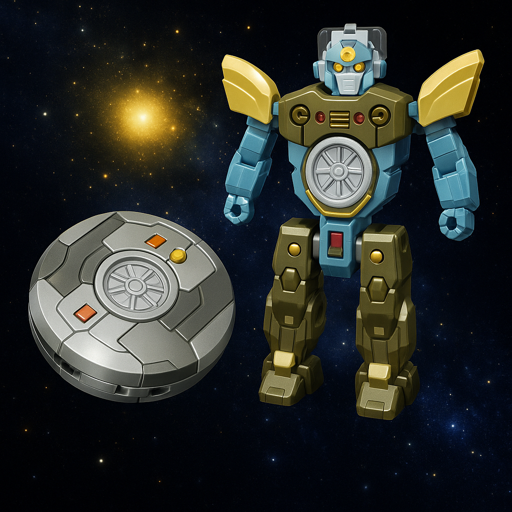 Transforming Robot Fidget Spinner – 2 in 1 Spin and Transform Toy