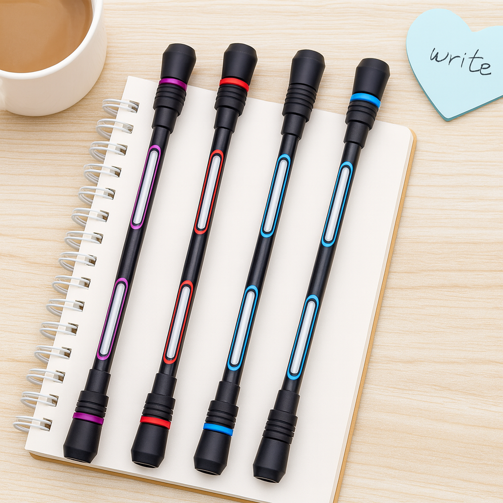 Finger Spinning Pen – 1 Piece (Black Ink, Fidget Spinner Pen)