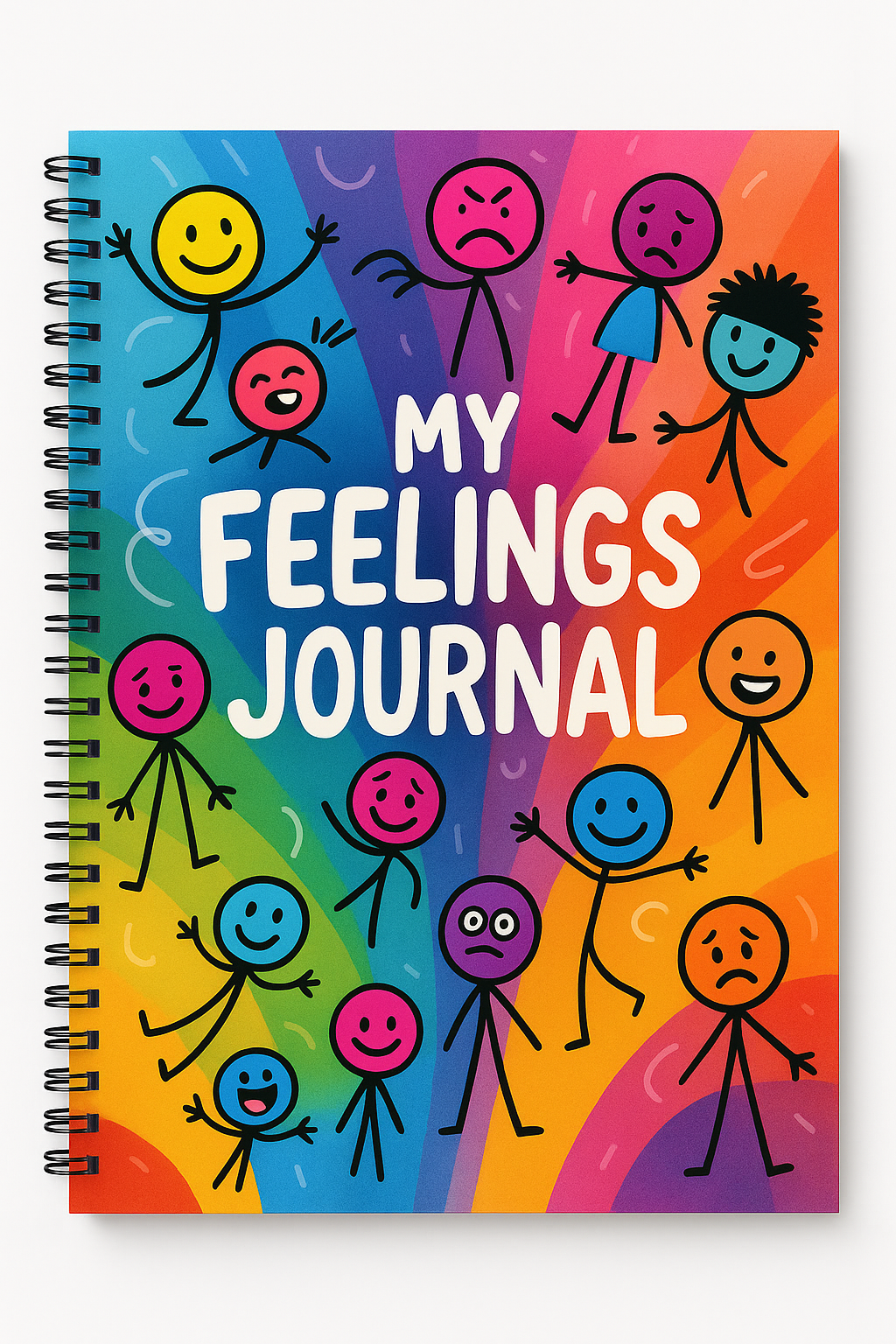 My Feelings Journal – Colourful Kids Emotional Wellbeing Notebook
