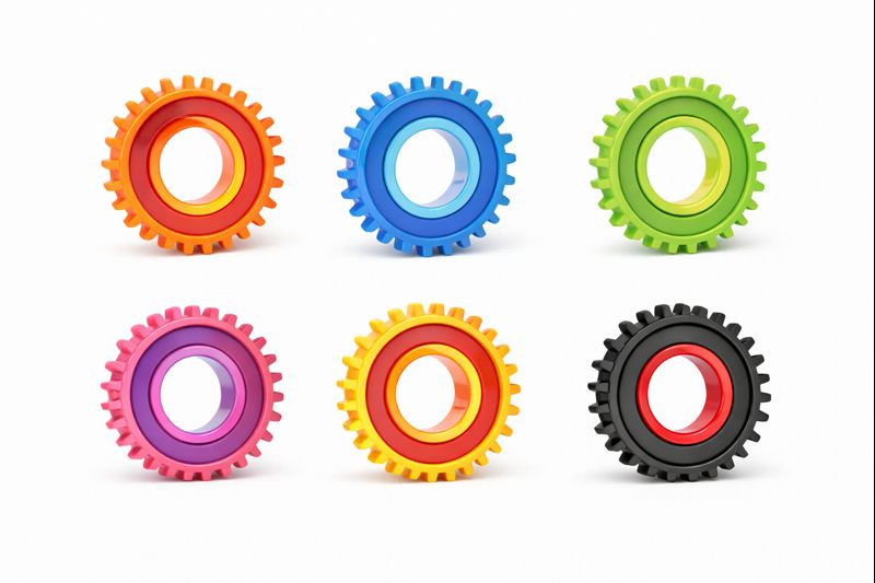 Spinning Sensory Fidget Ring x1