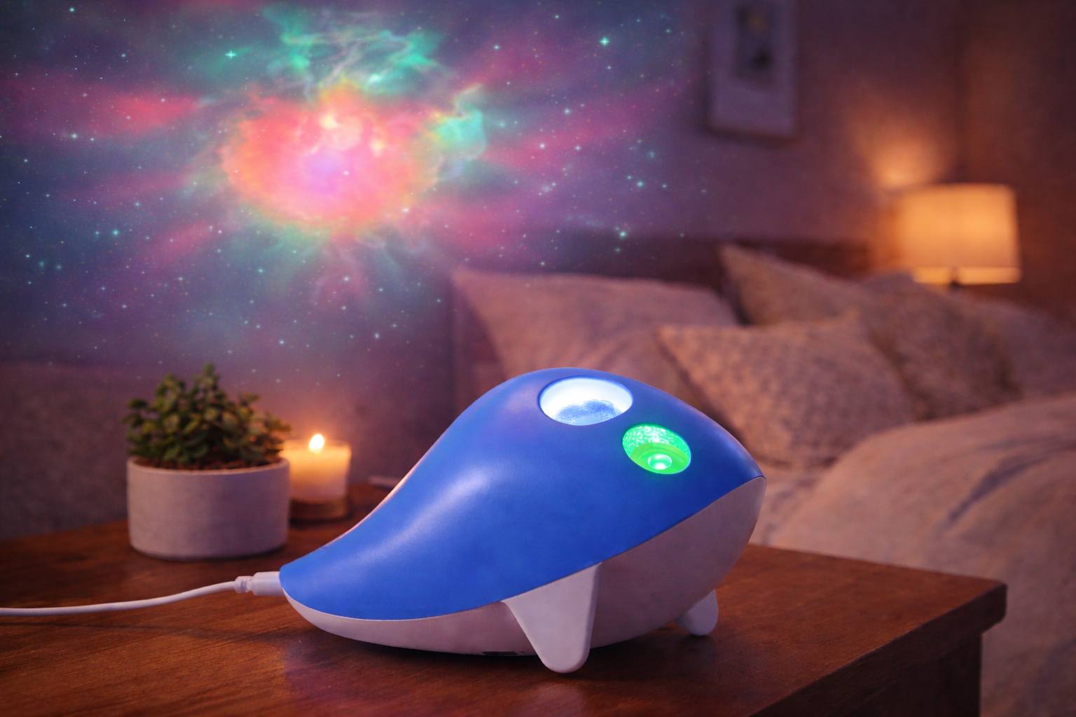 CalmGlow Galaxy Projector