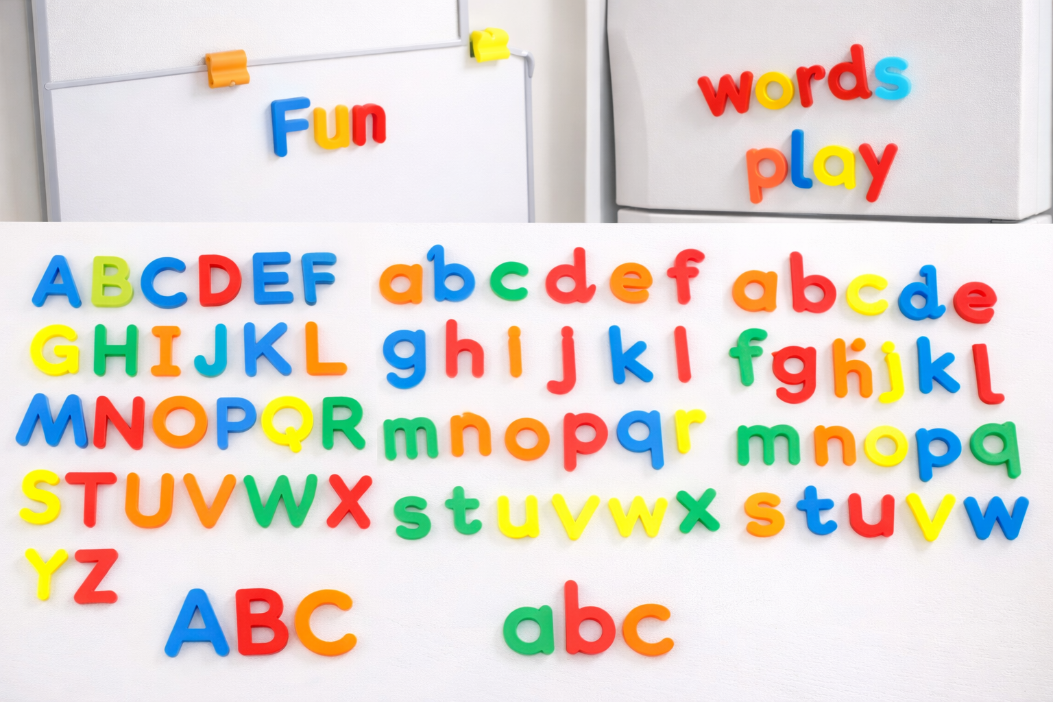 Magnetic Alphabet Letters – Uppercase & Lowercase Learning Set