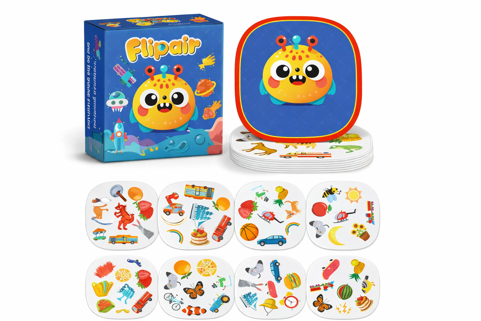 Observation Card Game – Fast Matching & Focus Game (55 Cards)