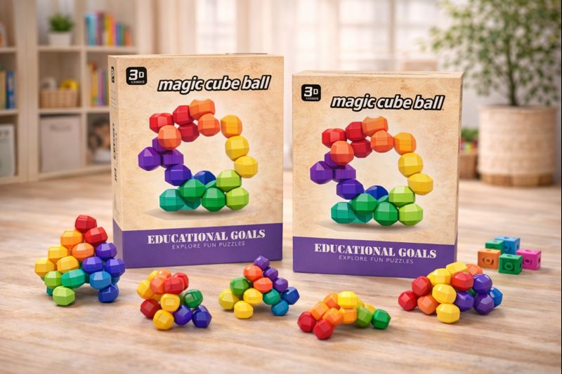 Magic Cube Ball Puzzle