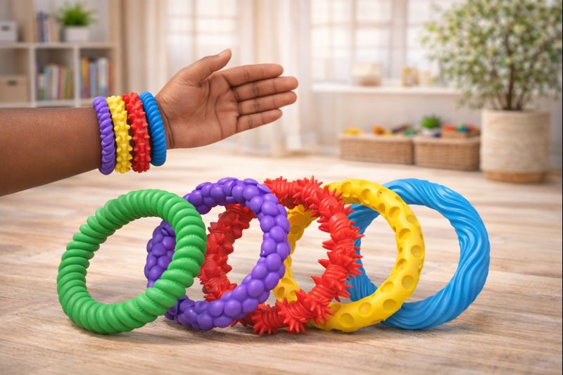 Sensory Wristband Fidget Rings