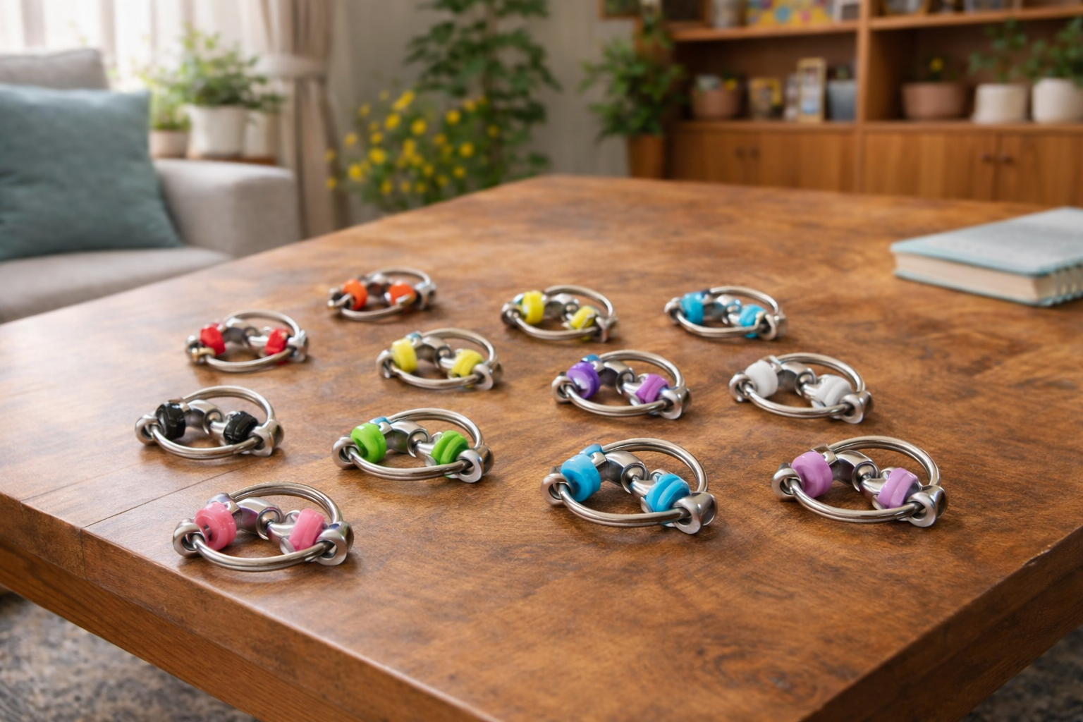 Metal Chain Fidget Toy – Smooth Rolling Stress Relief Pocket Tool